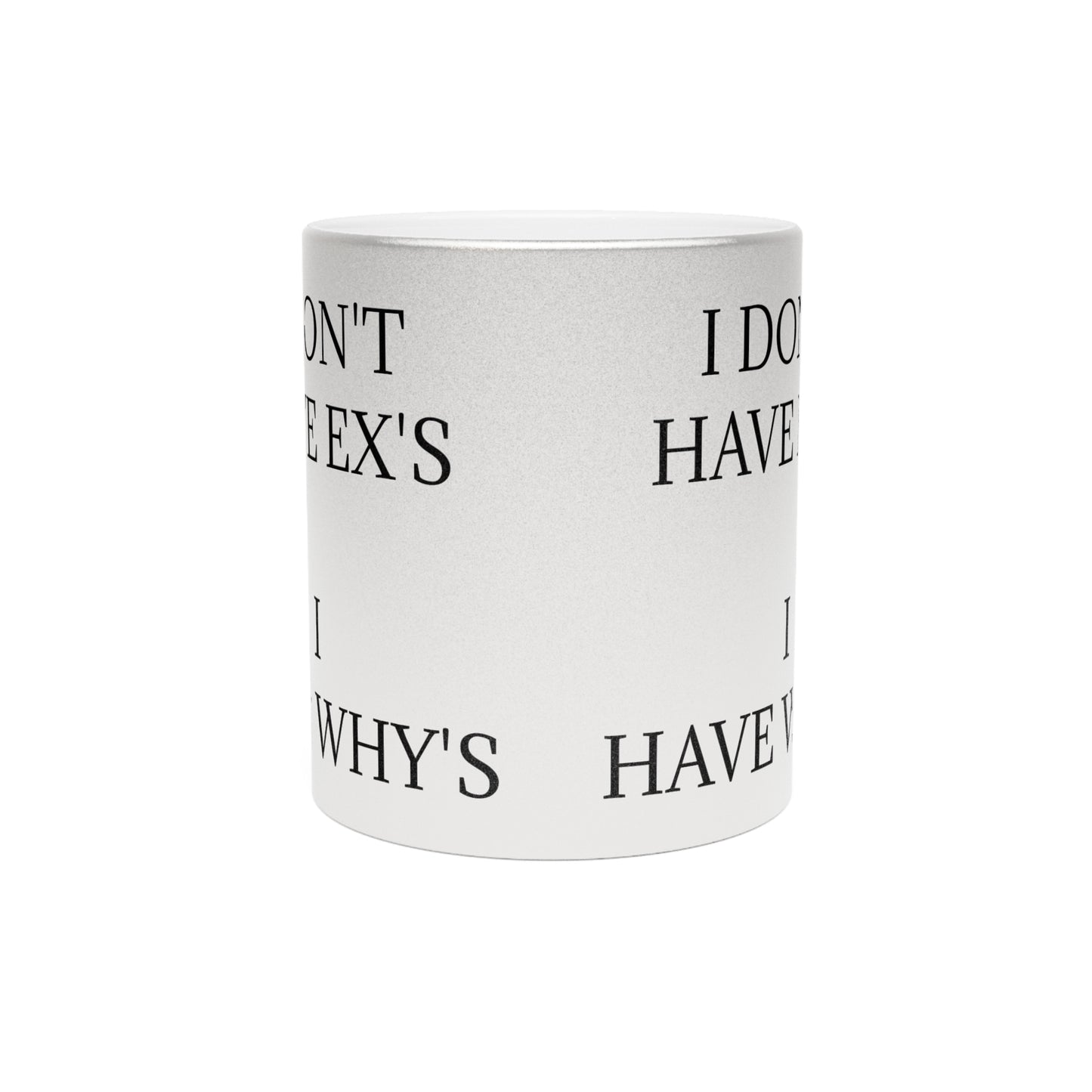 X's And Y's Metallic Coffee Mug