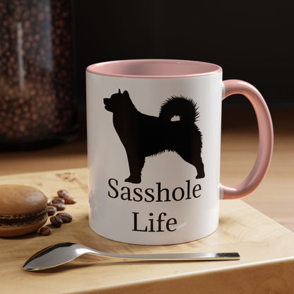 Sasshole Life 2-Tone Coffee Mug