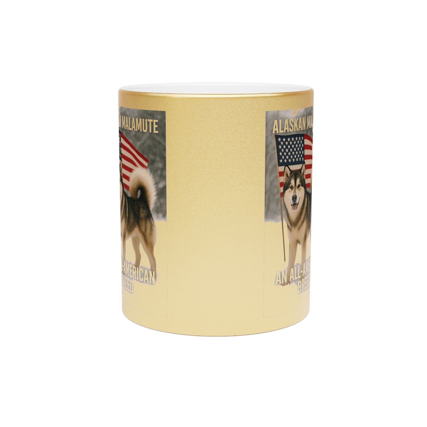 All-American Breed Metallic Coffee Mug