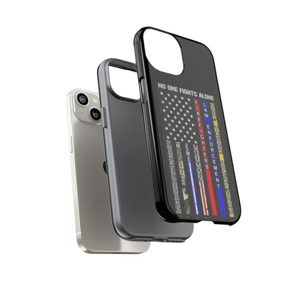 No One Fights Alone iPhone Case