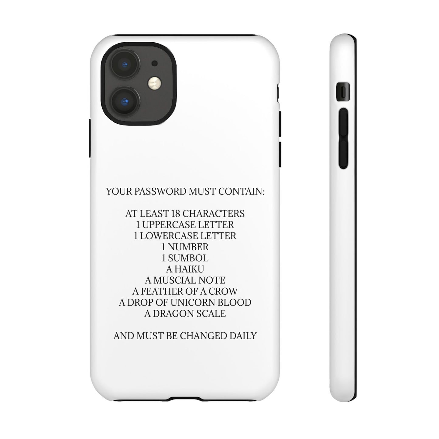 Password iPhone Case