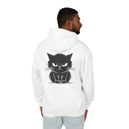 Angry Cat Unisex Lightweight Hoodie