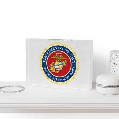 US Marine Corps Acrylic Photo Block