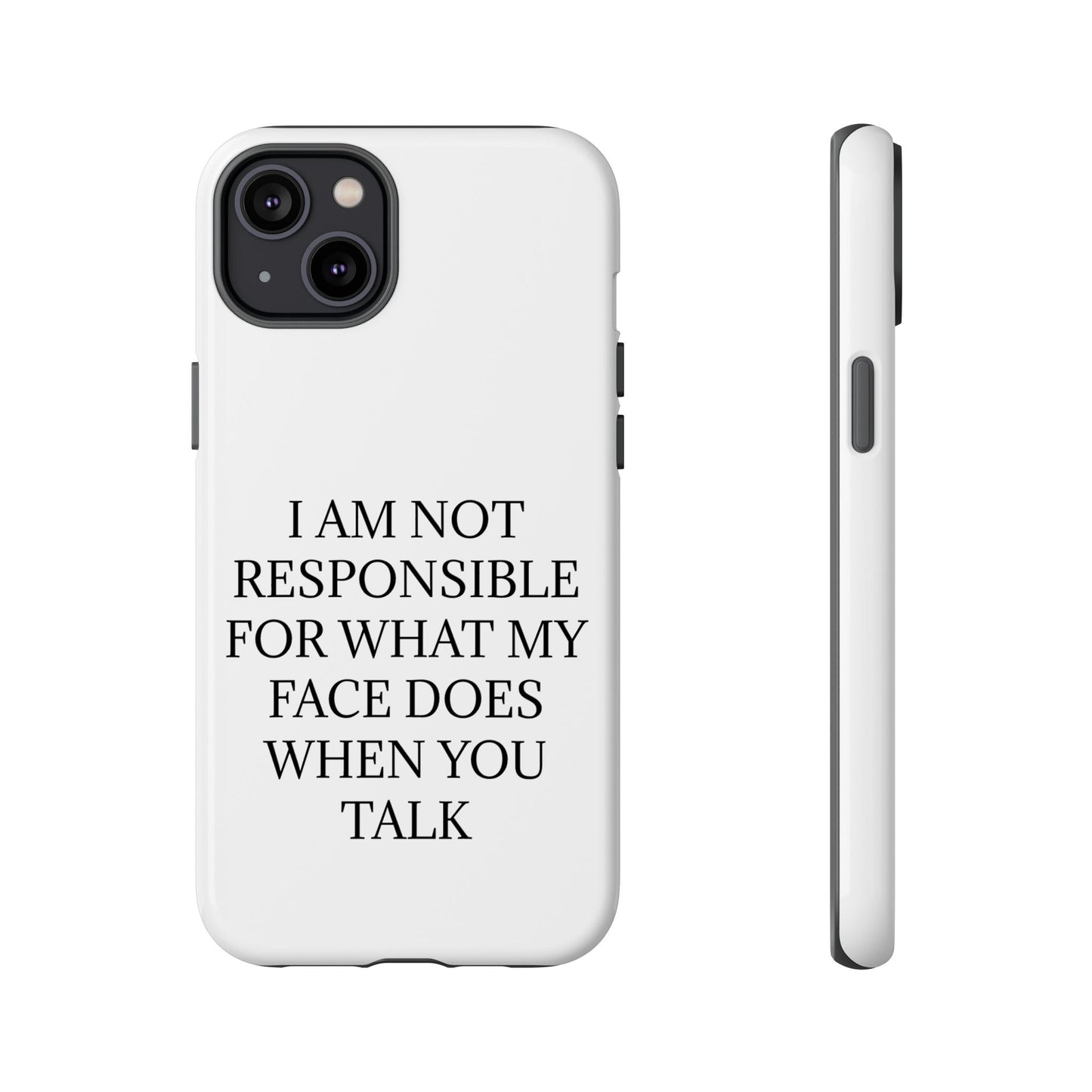 When You Talk iPhone Case