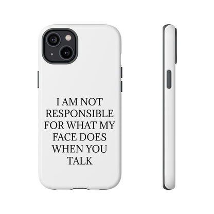 When You Talk iPhone Case