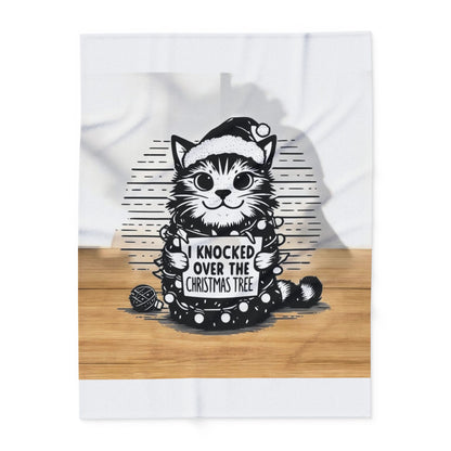 Naughty Cat Arctic Fleece Blanket