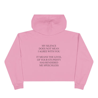 Speechless Women's Crop Hoodie