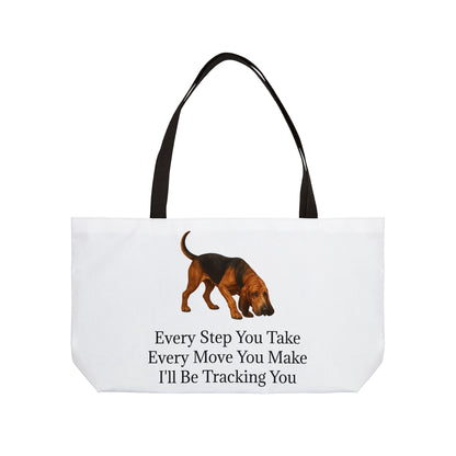 Tracking You Weekender Tote Bag
