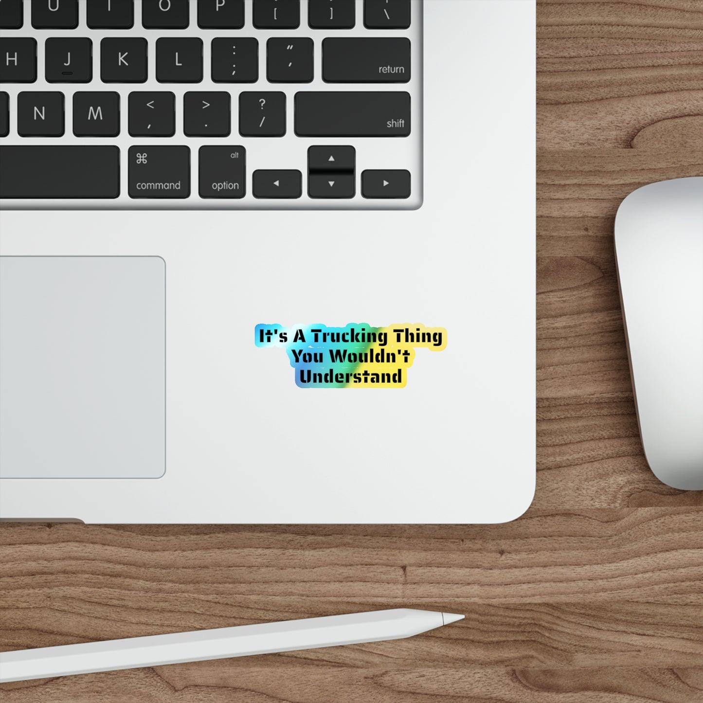 Trucking Thing Holographic Sticker