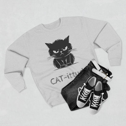 CAT-ittude Unisex Crewneck Sweatshirt