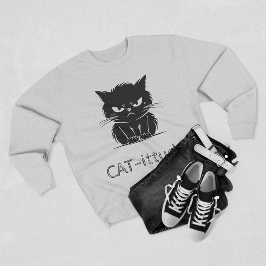 CAT-ittude Unisex Crewneck Sweatshirt