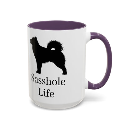 Sasshole Life 2-Tone Coffee Mug