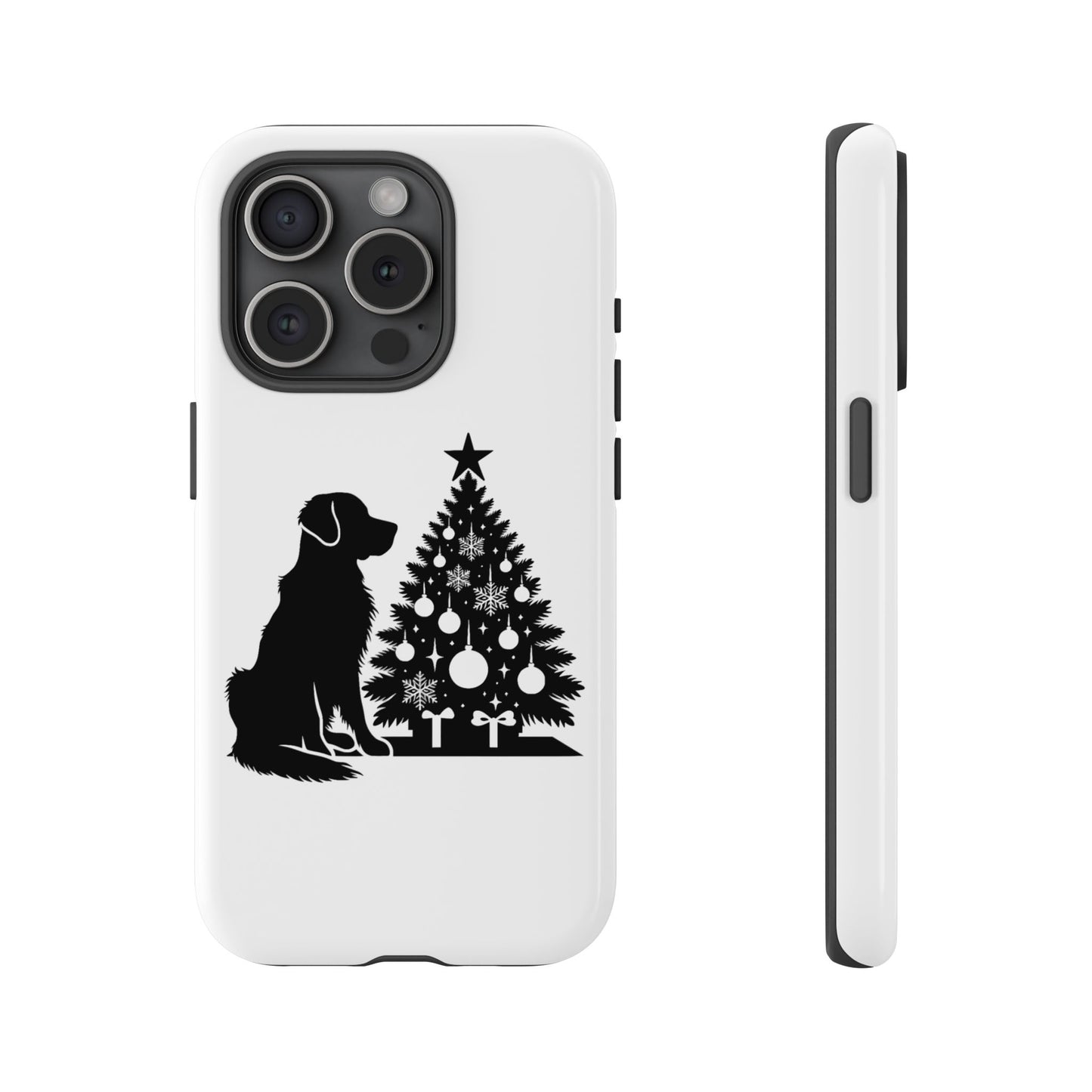 Golden Christmas Tree iPhone Case