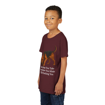 Tracking You Youth Unisex Short Sleeve Crewneck Tee