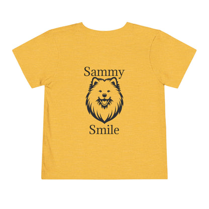 Sammy Smile Toddler Unisex Short Sleeve Crewneck Tee