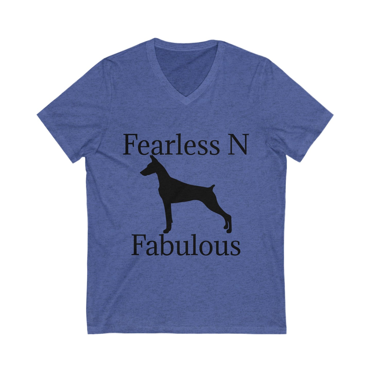 Fearless N Fabulous Unisex Short Sleeve V-Neck Tee