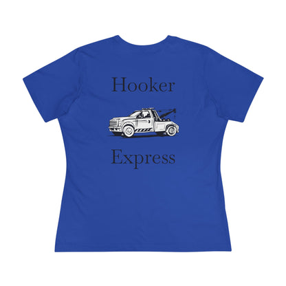 H**ker Express Wheel Lift Tow Truck Women's Short Sleeve Crewneck Tee