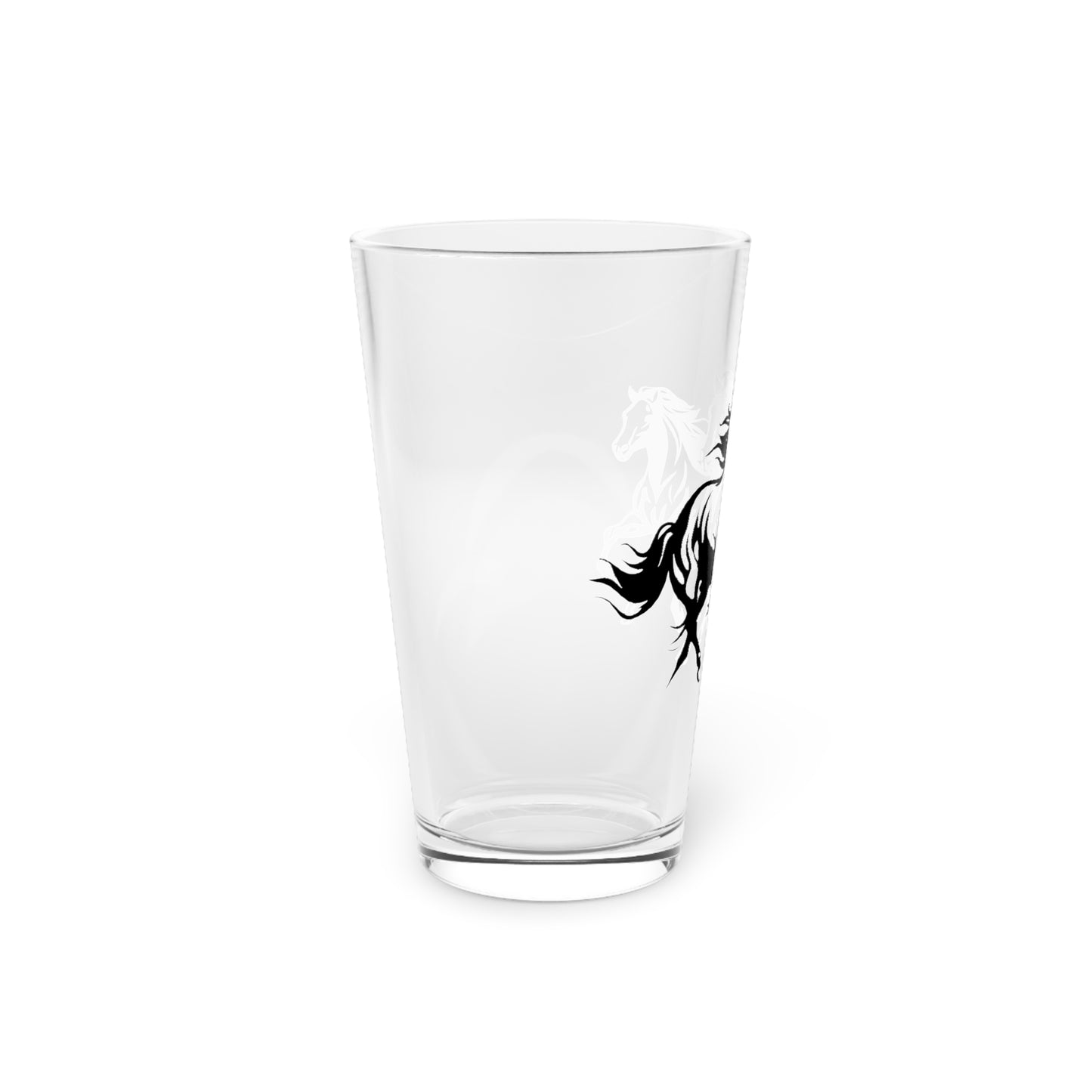 Horsin' Around Drinking Glass