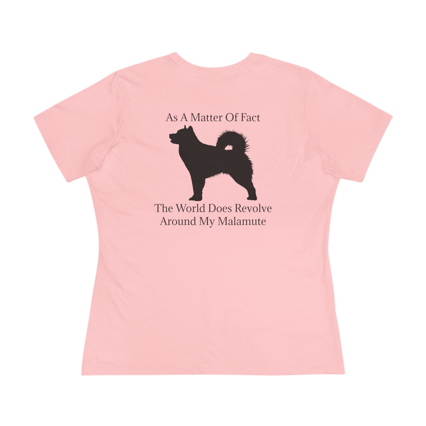 Matter Of Fact Malamute Women's Short Sleeve Crewneck Tee