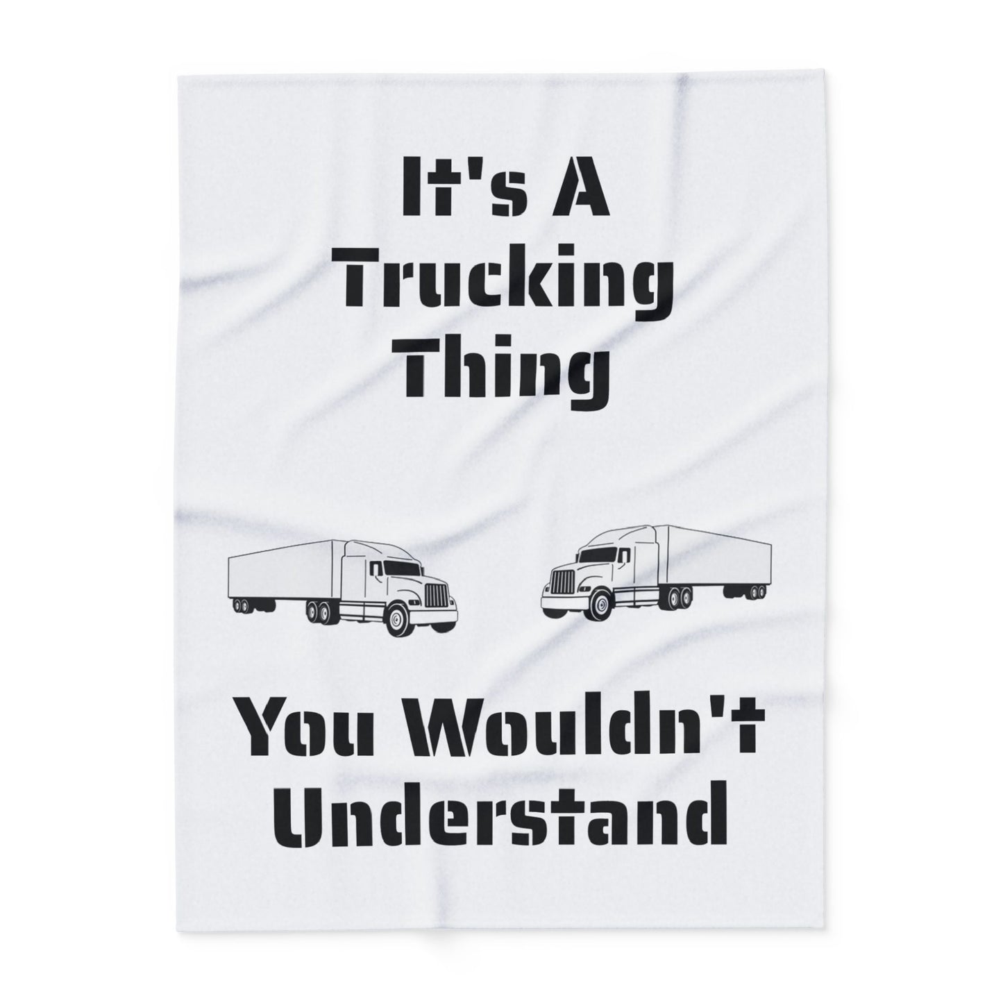 Trucking Thing Arctic Fleece Blanket