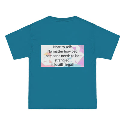 Note To Self Men's Short-Sleeve Crewneck Tee