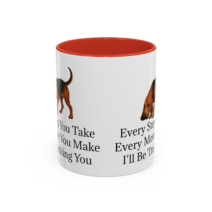 Tracking You 2-Tone Coffee Mug