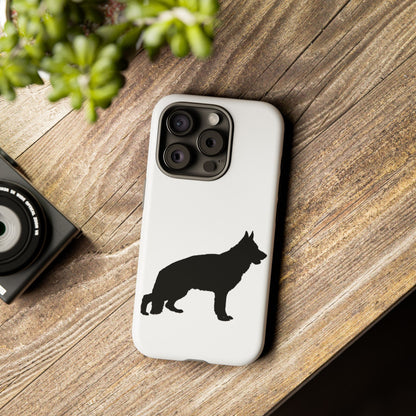 German Shepherd Silhouette iPhone Case