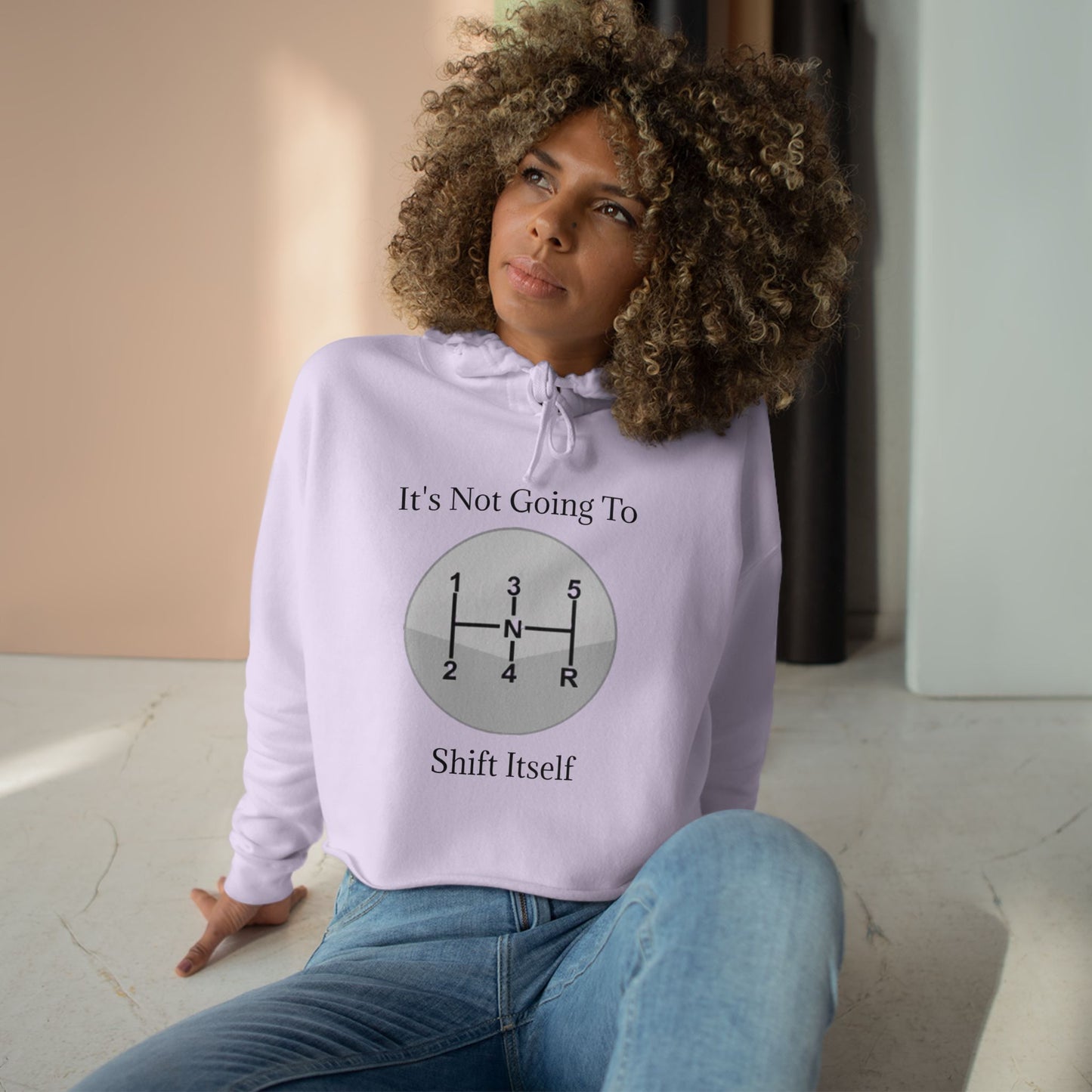 Shift Itself Women's Crop Hoodie