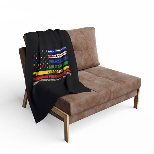 First Responder Arctic Fleece Blanket