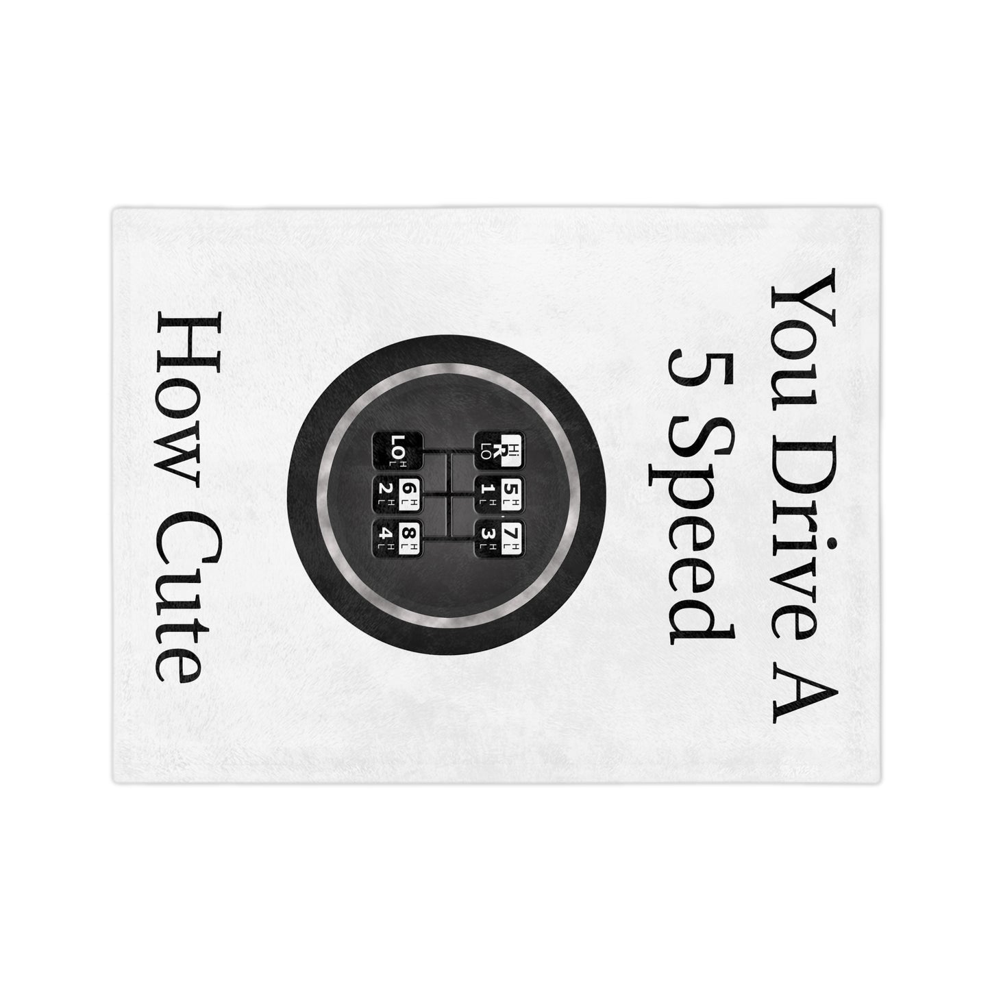 5 Speed How Cute Velveteen Microfiber Blanket