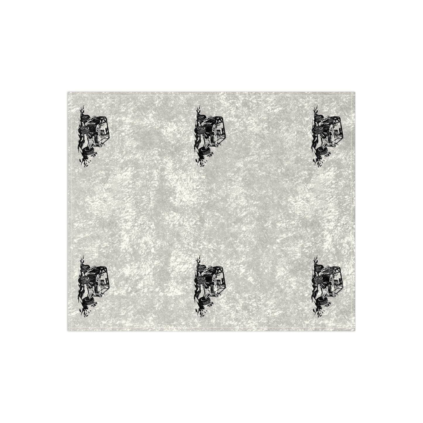 Slingin' Mud Side By Side Crushed Velvet Blanket