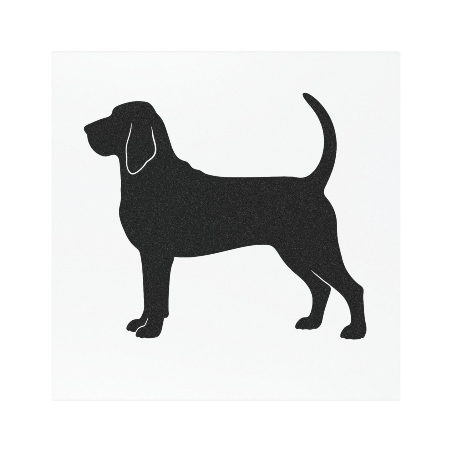 Bloodhound Silhouette Indoor/Outdoor Magnet