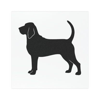 Bloodhound Silhouette Indoor/Outdoor Magnet