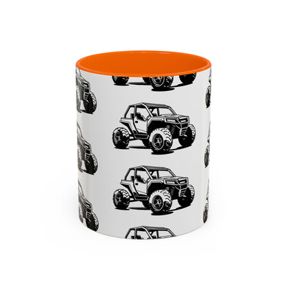 Off The Beaten Path Side By Side 2-Tone Coffee Mug