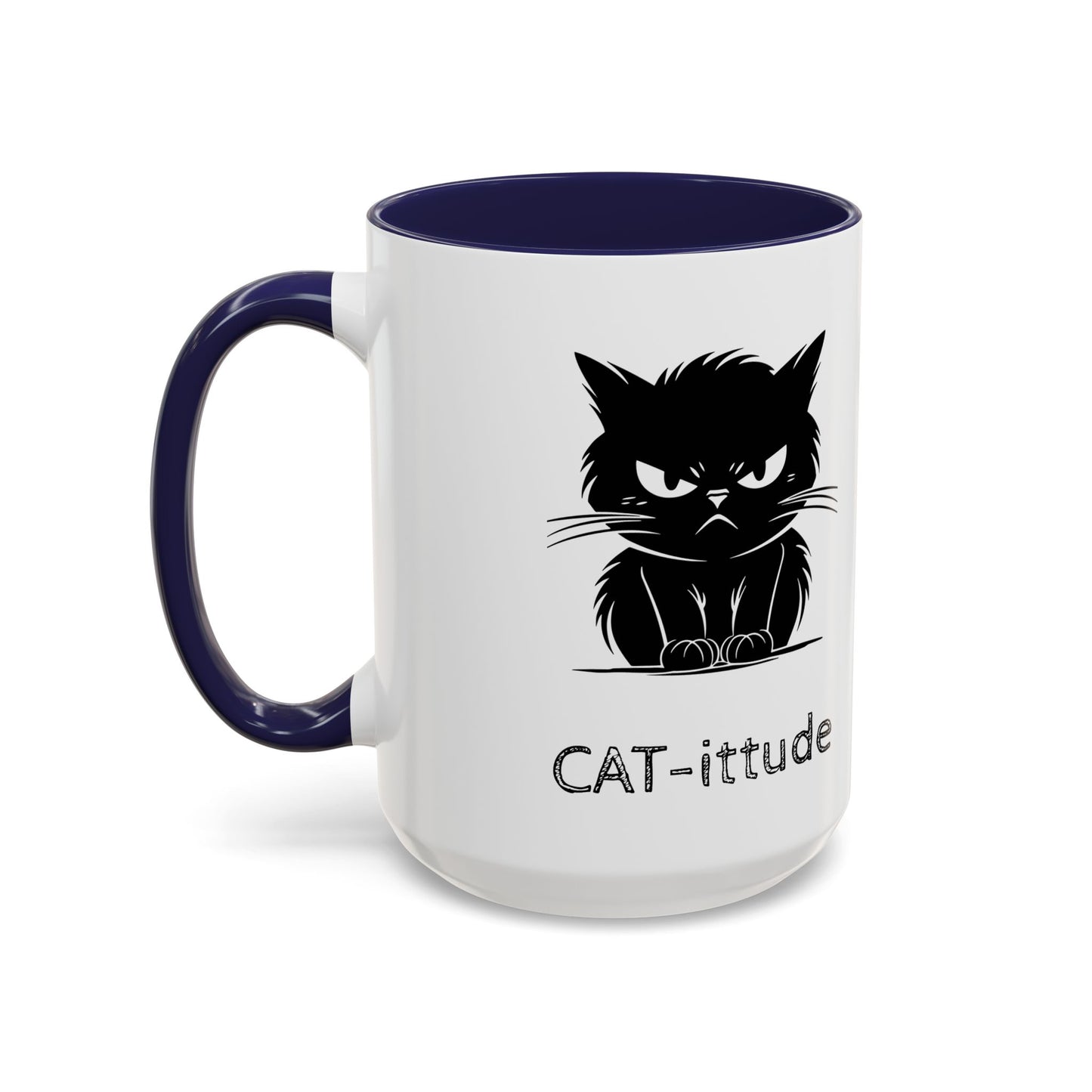CAT-ittude 2-Tone Coffee Mug