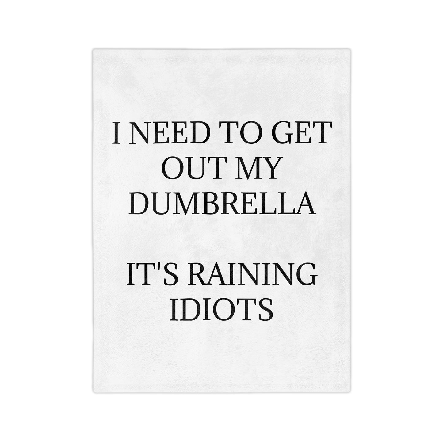 Dumbrella Velveteen Microfiber Blanket