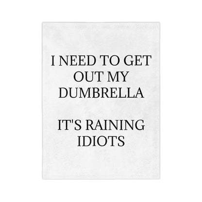 Dumbrella Velveteen Microfiber Blanket