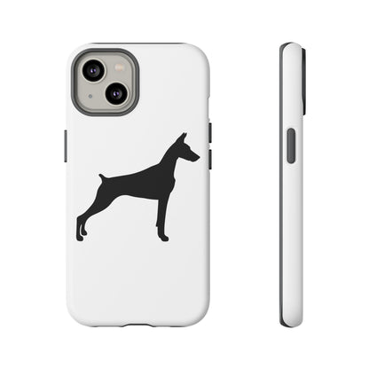 Doberman Silhouette iPhone Case
