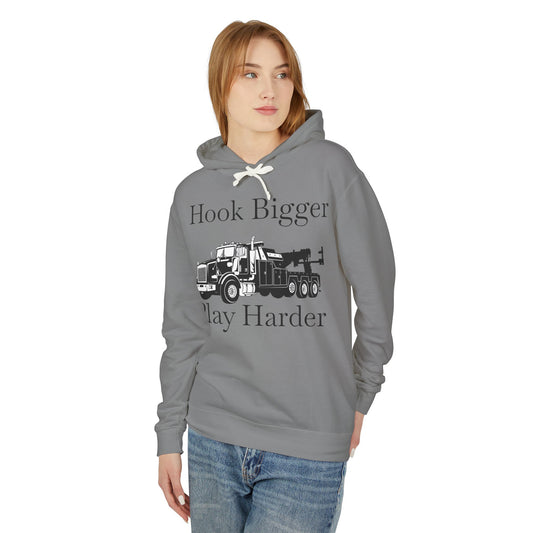 Hook Bigger Heavy Tow Truck Unisex Lightweight Hoodie