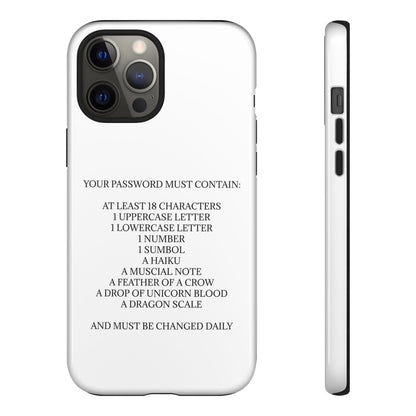 Password iPhone Case