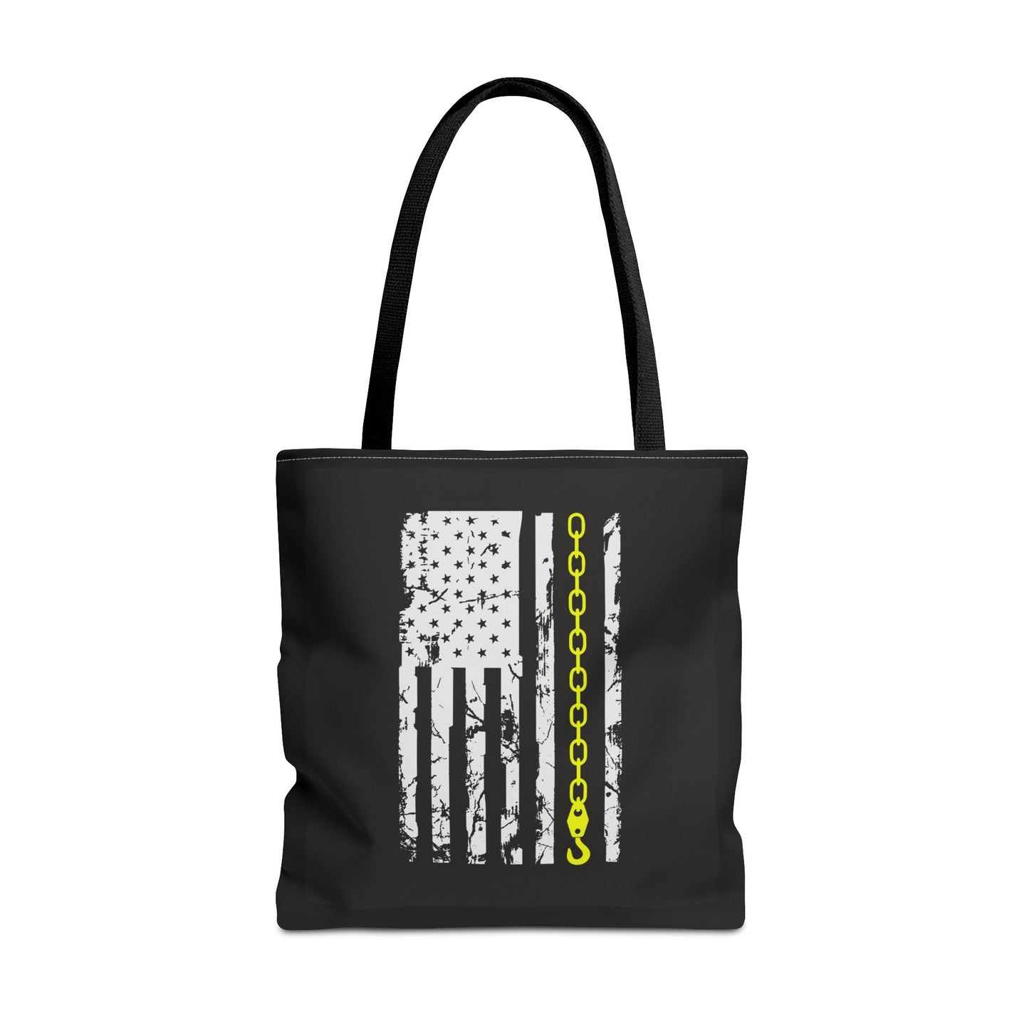 Thin Yellow Line Tote Bag