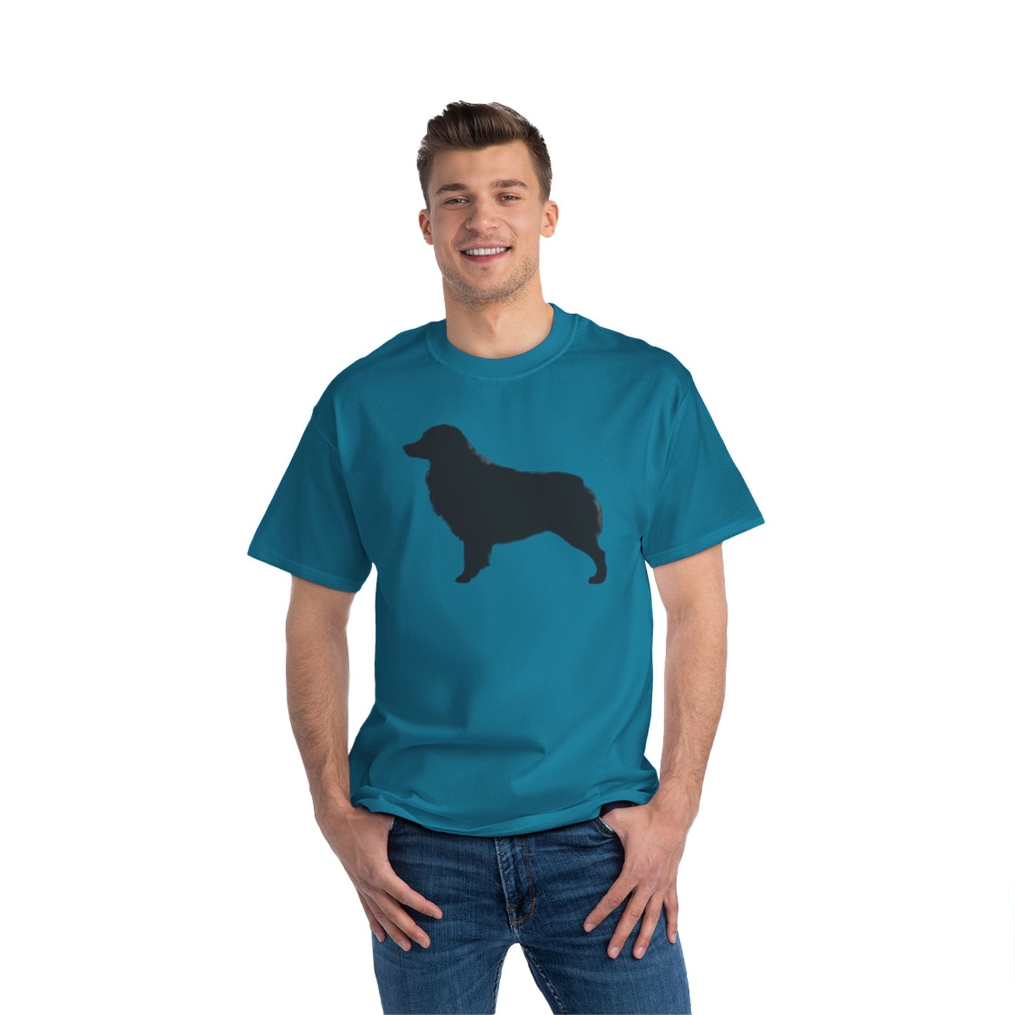Aussie Silhouette Men's Short-Sleeve Crewneck Tee