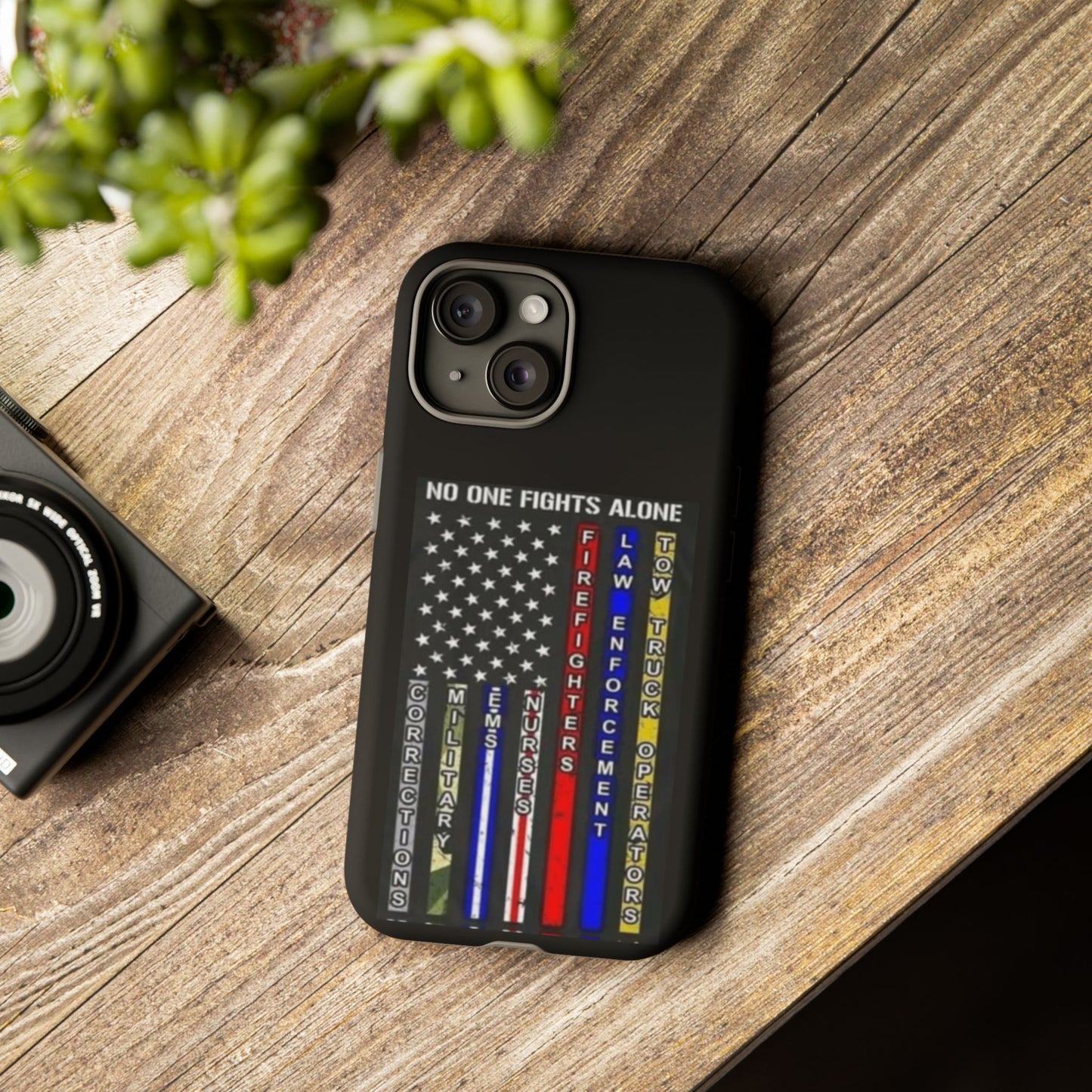 No One Fights Alone iPhone Case