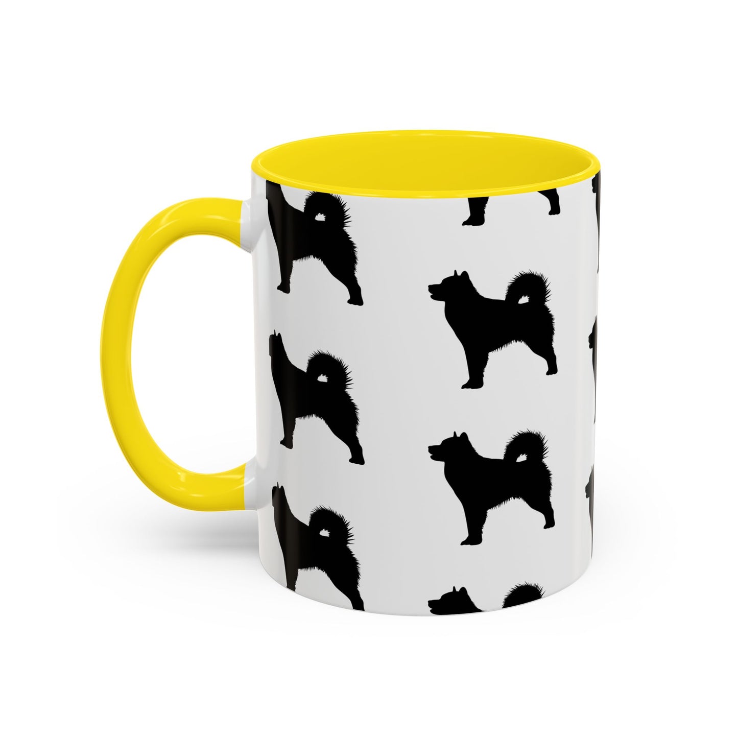 Malamute Silhouette 2-Tone Coffee Mug