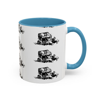 Slingin' Mud Side By Side 2-Tone Coffee Mug