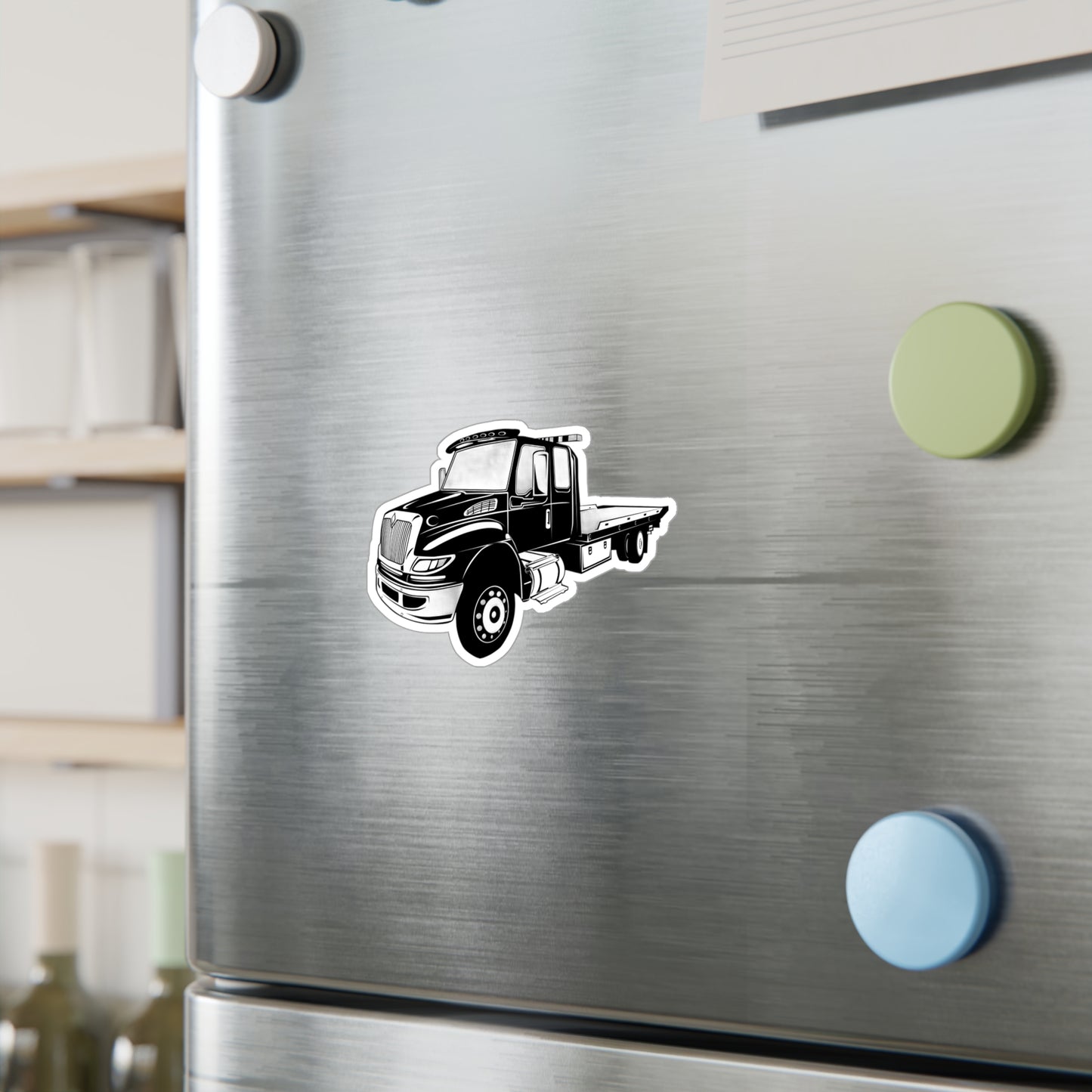 Flatbed Tow Truck Vinyl Decal