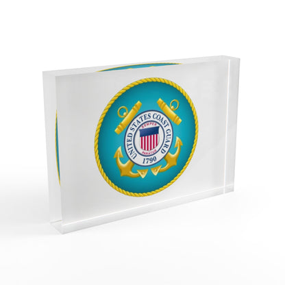 US Coast Guard Acrylic Photo Block