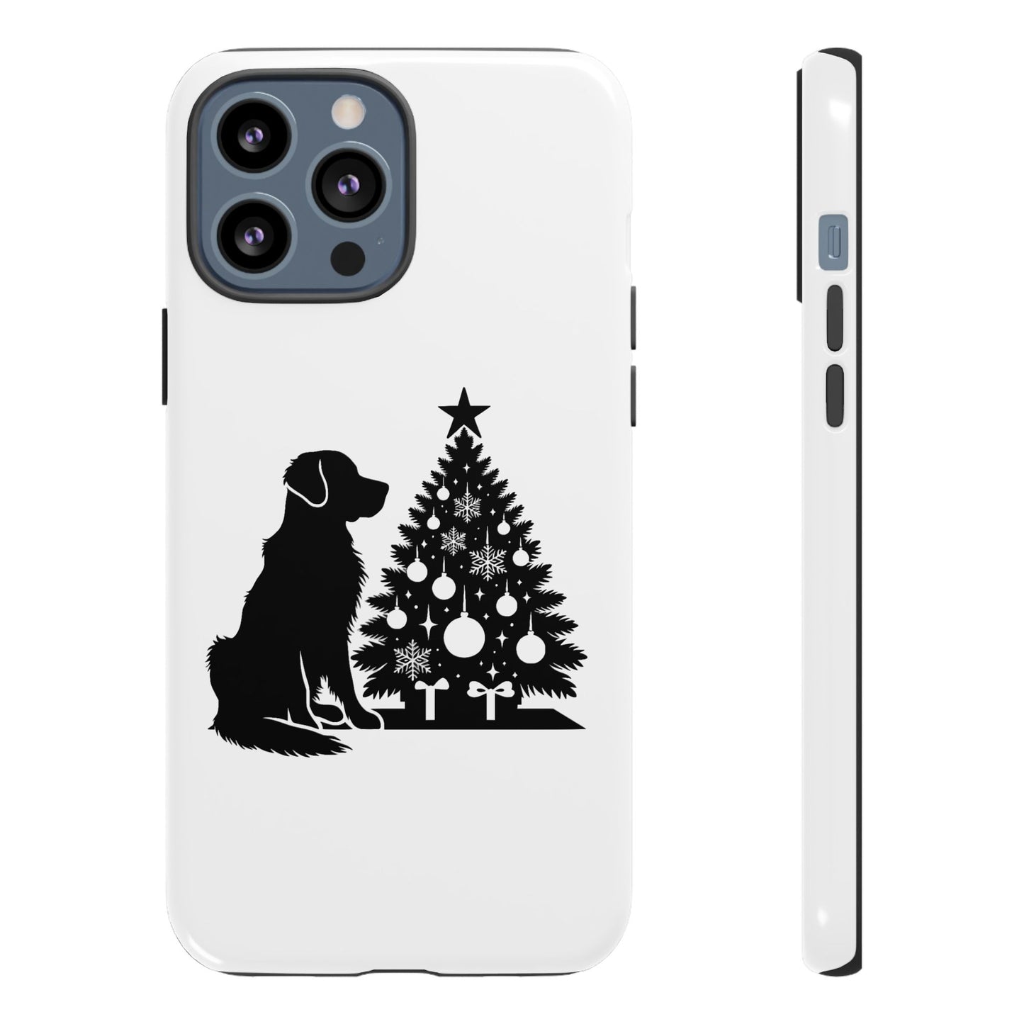 Golden Christmas Tree iPhone Case