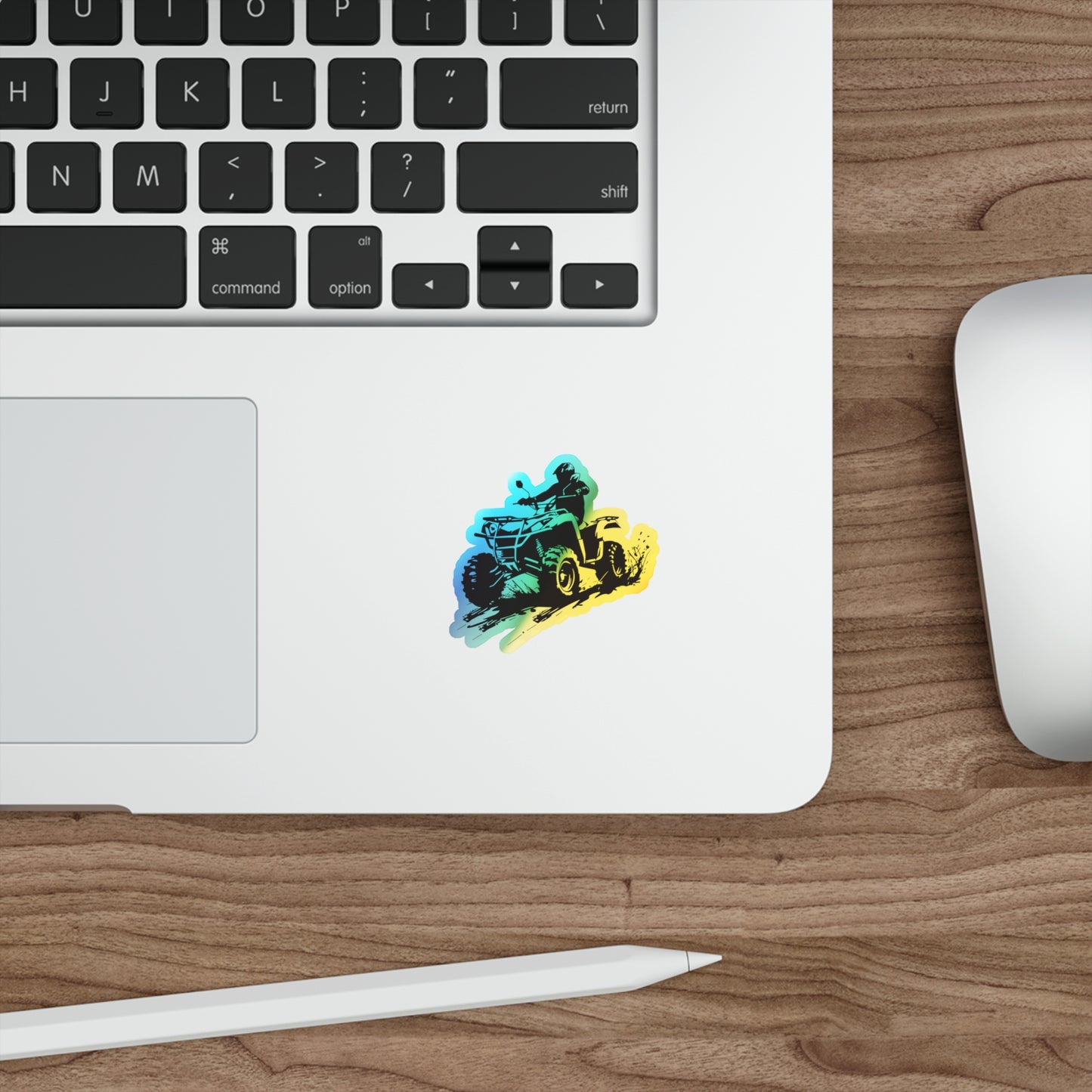 Slingin' Mud Quad Holographic Sticker