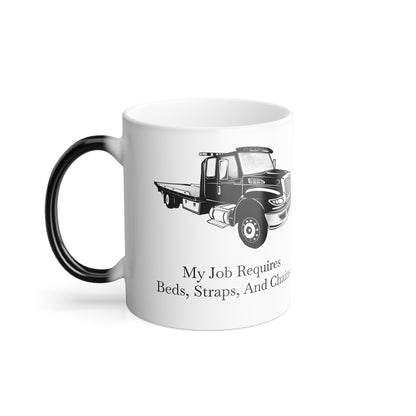 Beds, Straps, And Chains Color Changing Mug
